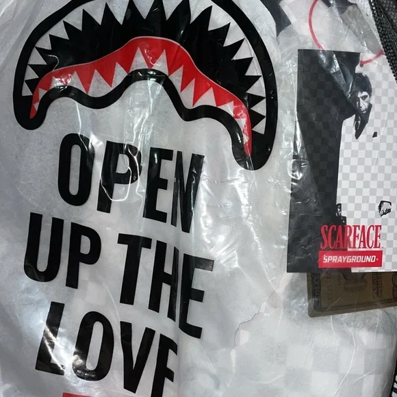 Scarface Sprayground Tony Montana Backpack - Picture 6 of 6